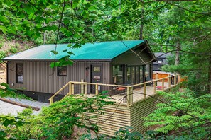 Exterior - Hygge Hideaway: Pet Friendly, Luxury Mountain Cabin w/ Hot Tub & Cozy Fireplace (Hendersonville)