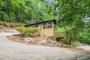 Exterior - Hygge Hideaway: Pet Friendly, Luxury Mountain Cabin w/ Hot Tub & Cozy Fireplace (Hendersonville)