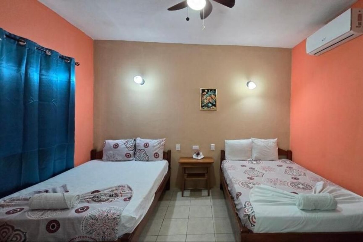 Quadruple Room, Patio, Courtyard View
