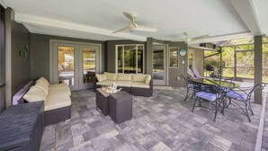 Unclassified image, 2 of 33, button - Waterfront 2BR · Heated Saltwater Pool & Spa · Dock + 10K Boat Lift (Port Charlotte)