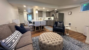 Living area - 2-bedroom apartment on delightful Doty Island (Neenah)