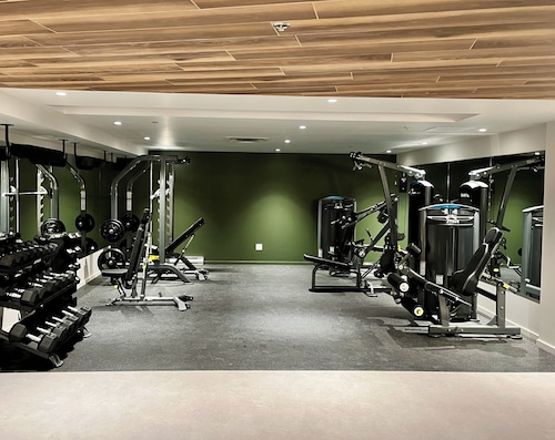 French-scandi canal living: EV & bike parking, gym