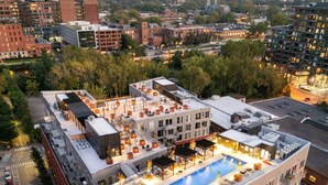Exterior - French-scandi canal living: EV & bike parking, gym (Montréal)