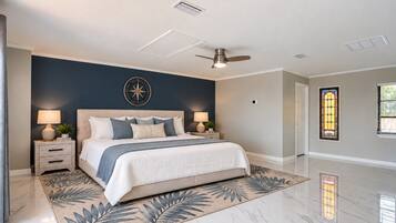 4498 northshore 2nd king Coastal Modern Navy Bedroom