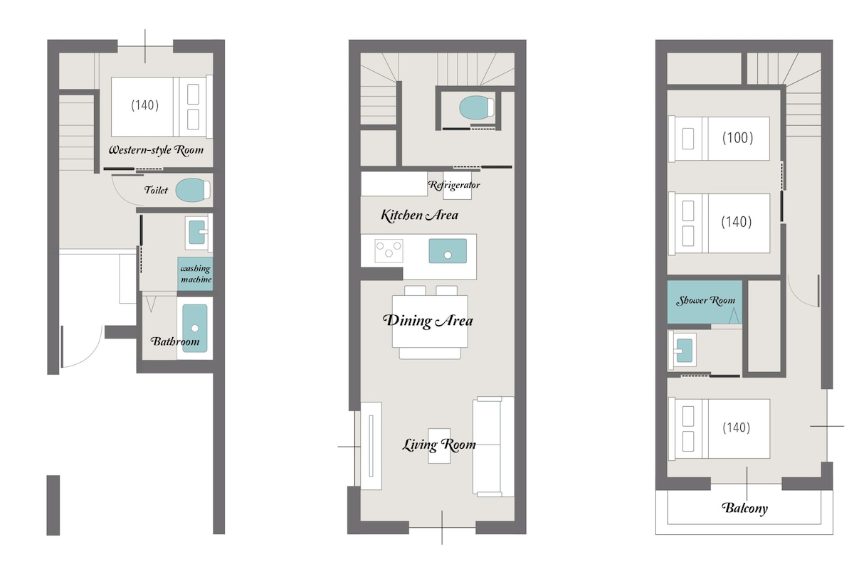 Casa Comfort, balcó | Plànol de la planta