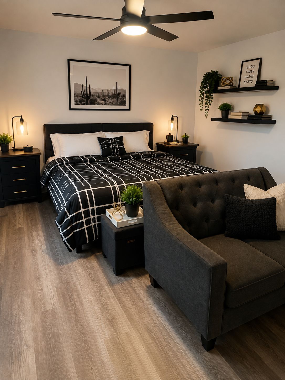 4 slaapkamers, een strijkplank/strijkijzer, wifi, beddengoed