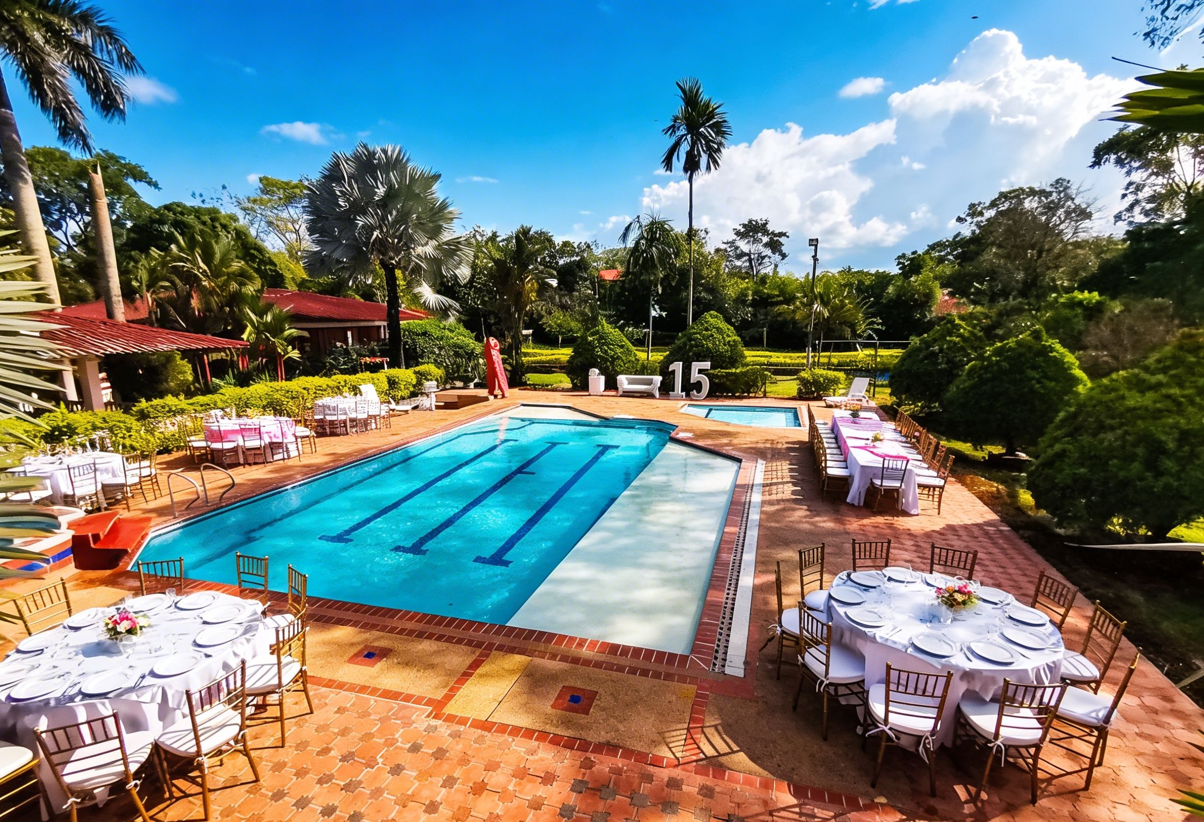 2 outdoor pools