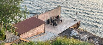 Sea House With Private Dock Near Bergen & Flesland