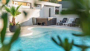 Pool - Villa Columbia - Piscine, Spa & Vue montagne (Colomars)