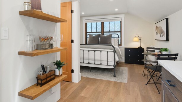 Studio, 1 Queen Bed, Pets not allowed, Garden View (Riverbend Studio) | 1 bedroom, individually decorated, individually furnished - Riverbend Studio Near Old Town & Poudre Trail (Fort Collins)