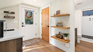 Studio, 1 Queen Bed, Pets not allowed, Garden View (Riverbend Studio) | Bathroom | Towels - Riverbend Studio Near Old Town & Poudre Trail (Fort Collins)