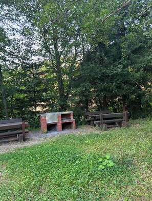 Outdoor dining - Panorama-Maisonette Schwarzwald I Pool & Terrasse (Sasbachwalden)