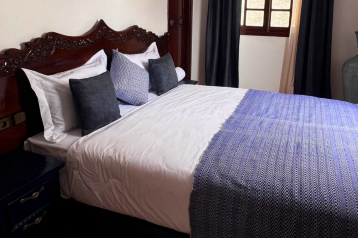 Blackout curtains, iron/ironing board (on request), free WiFi