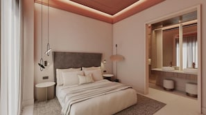 Comfort Double Room, Courtyard View | Peti besi dalam bilik, ruang kerja komputer riba 