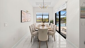 Dining - Canal Life-Private Pool-Tropical Florida Escape (Cape Coral)