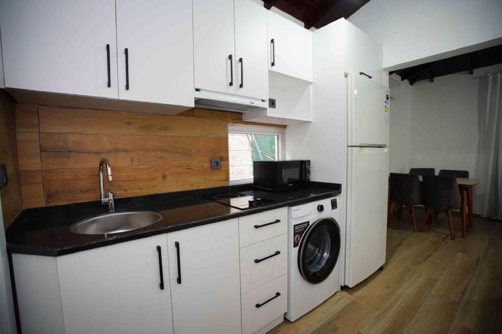 Family Bungalow, Balcony, Courtyard View | Private kitchen | Highchair