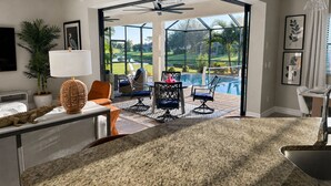 Dining - The Golden Gator Waterfront Home, Heated Pool & Lanai (Rotonda West)