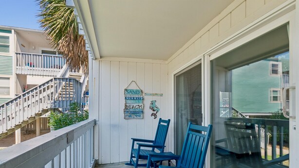Terrace/patio - Villas on the Gulf #G7 | Pool Views and Beach Access (Pensacola Beach)