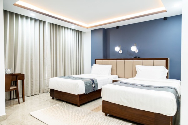 Deluxe Double or Twin Room, Balcony, Mountain View | Iron/ironing board (on request), WiFi (free)