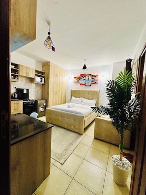 Superior-Studiosuite, Stadtblick | Bügeleisen/Bügelbrett, kostenloses WLAN