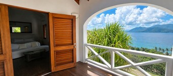 5 Bedroom Ocean and Nevis View Estate with Pool in upscale Turtle Beach Area