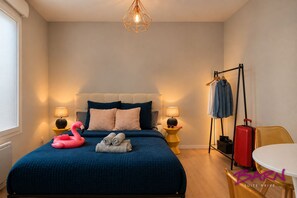 Iron/ironing board, WiFi, bed sheets