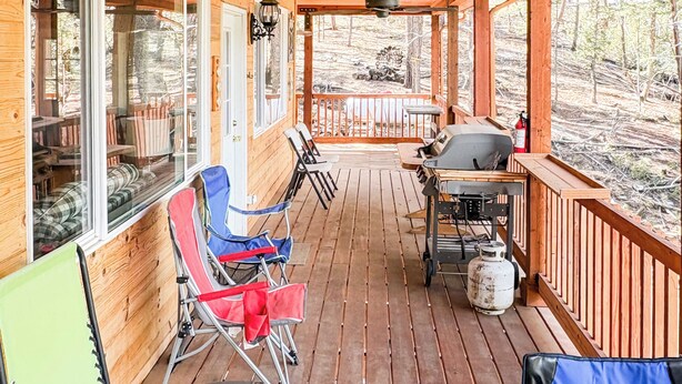 Cabin, Mountain View | Outdoor dining - Ricks Mountain Retreat (Sedalia)
