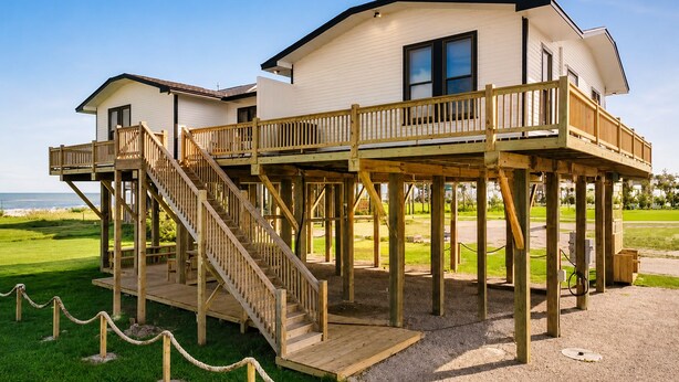 Exterior - Welcome to The White Pearl, a bespoke, one-of-a-kind beach view pirate escape! (Bolivar Peninsula)
