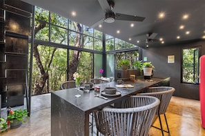 Luxury Villa, Patio, Garden View | Dining - Tree60 (Chemuyil)