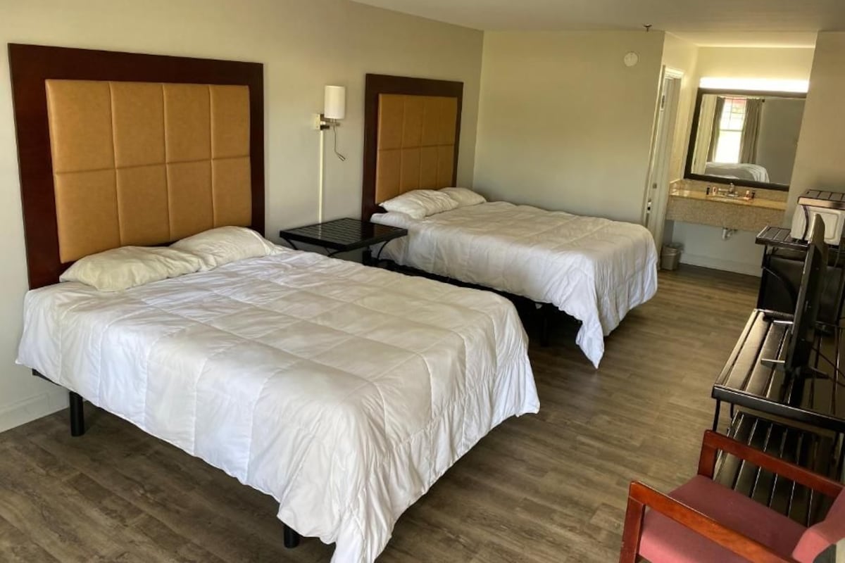Blackout curtains, iron/ironing board (on request), free WiFi
