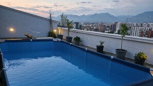 Unclassified image, 2 of 25, button - Private Rooftop: Hot Tub, Pool & Views • 2BR (Kashar)