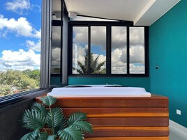 Loft luxo, vista para a cidade | Parte interna