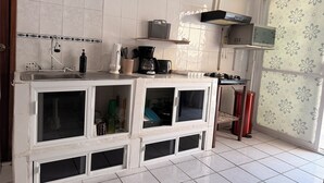 Private kitchen - Ground-floor apartment at "Sun House" (Puerto Vallarta)