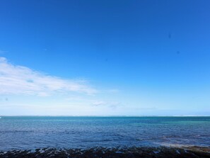 A clear view of the sea and sky with a distant horizon. - 2 bedroom beachfront in Nyali with infinity pool, sauna, gym & near malls (Mombasa)