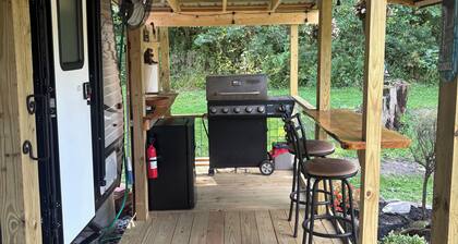 Want to go camping? Stay at The Bear’s Den!