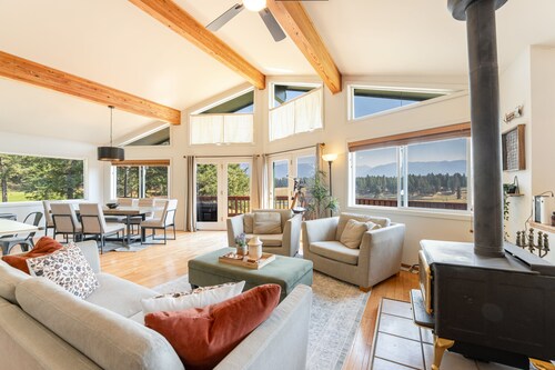 New! Secluded 9.5-Acre Mountain Retreat with Jewel Basin Views, Near Flathead Lake