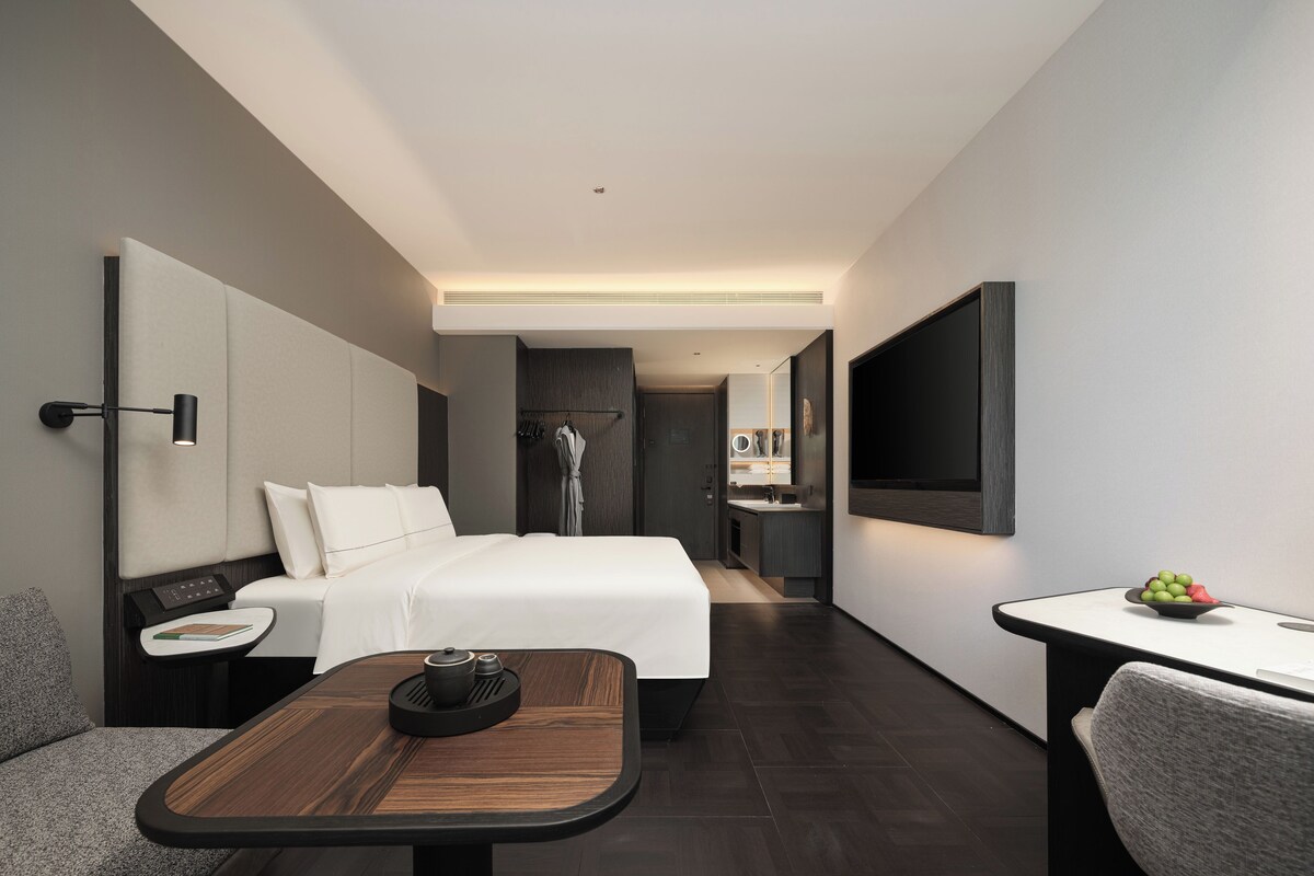 ห้องเบสิกซิงเกิล | โต๊ะทำงาน, พื้นที่ทำงานแบบใช้แล็ปท็อป, Wi-Fi ฟรี, ผ้าปูที่นอน