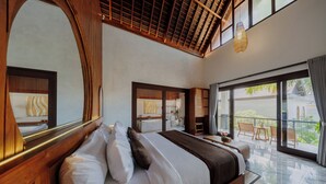 Vila, 2 kamar tidur, kolam renang pribadi | Brankas, tirai kedap cahaya, kedap suara, dan setrika/meja setrika