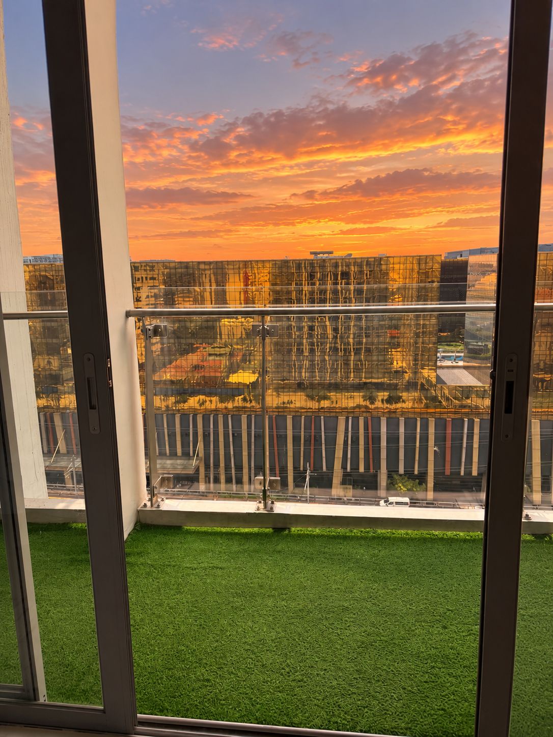 Pemandangan balkon