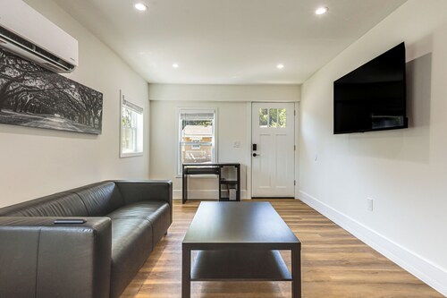 Modern Retreat w/ Deck & Workspace Unit B