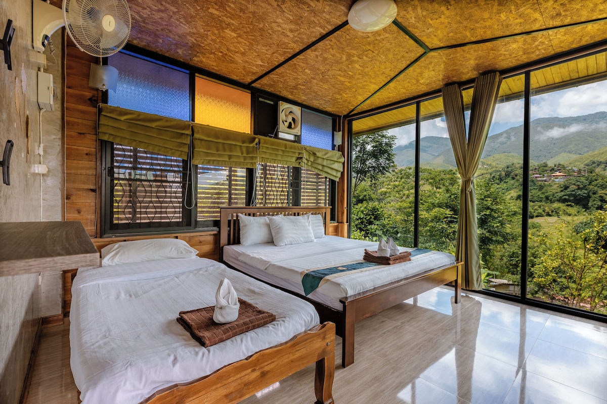 Family Villa, Balcony, Mountain View | Wi-fi percuma, cadar katil 