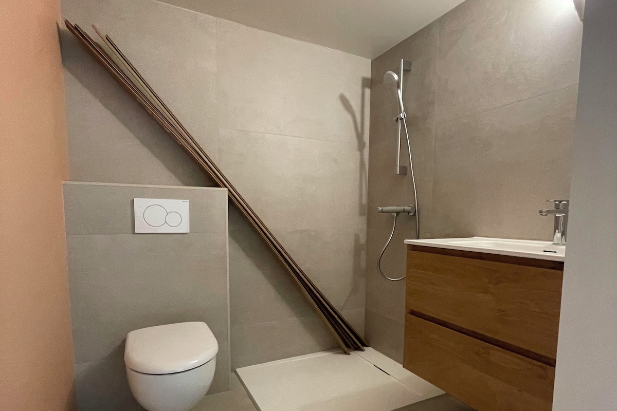 Deluxe Double or Twin Room | Bathroom | Hair dryer, towels, soap, shampoo