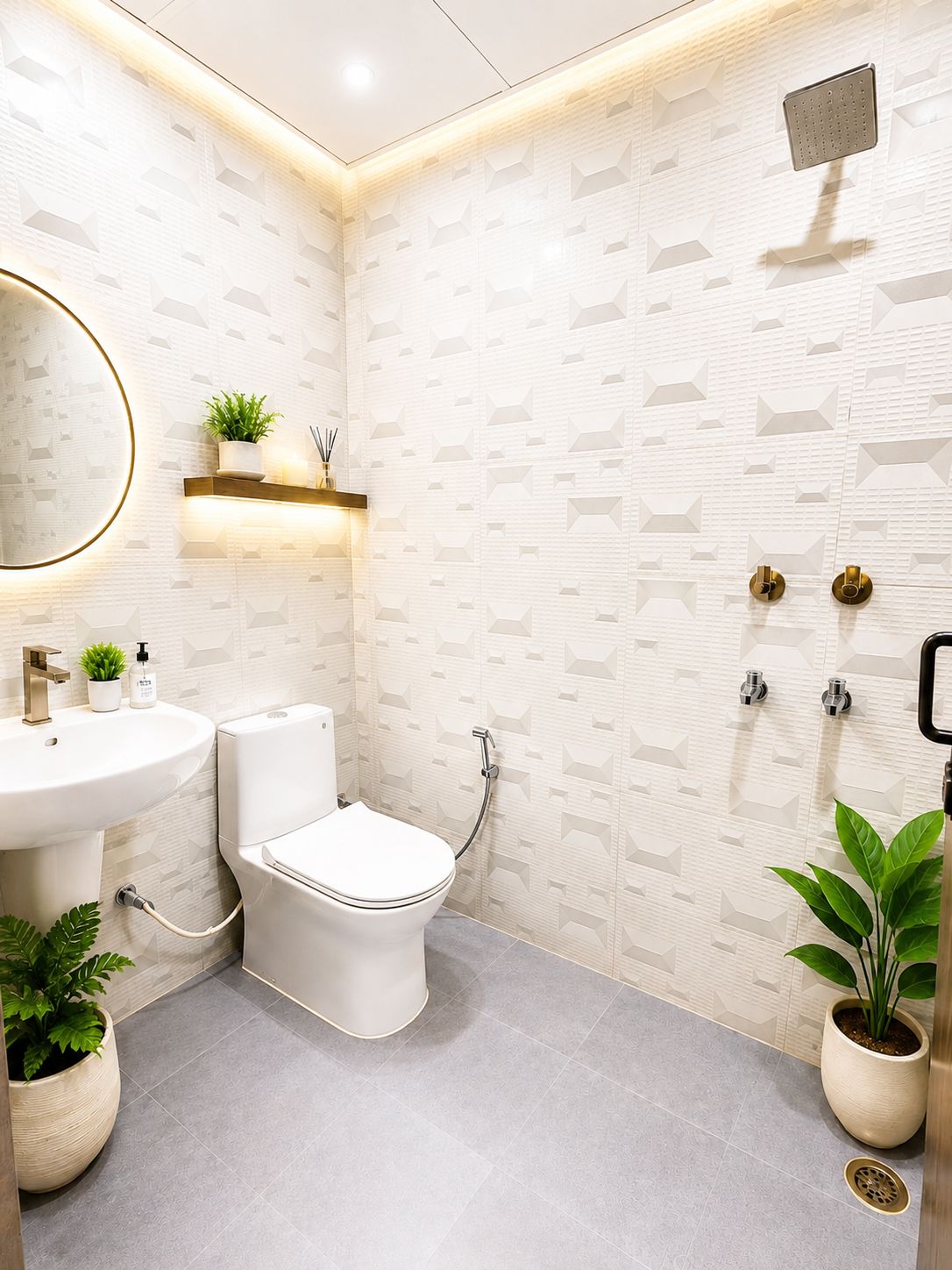 Quarto casal econômico, vista para o jardim | Banheiro