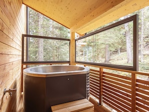 Indoor spa tub - Beautiful private villa for 8 guests with TV and balcony (Brandstätter)