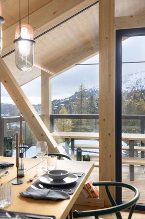 Dining - Beautiful private villa for 8 guests with TV and balcony (Brandstätter)