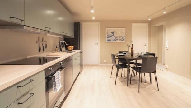 Private kitchen - Spacious and elegant apartment (Troms)