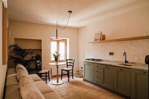 Living area - La Locanda del Prete (Gualdo Cattaneo)