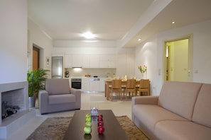 Living area - Ikia Luxury Homes Eco (Rethymno)