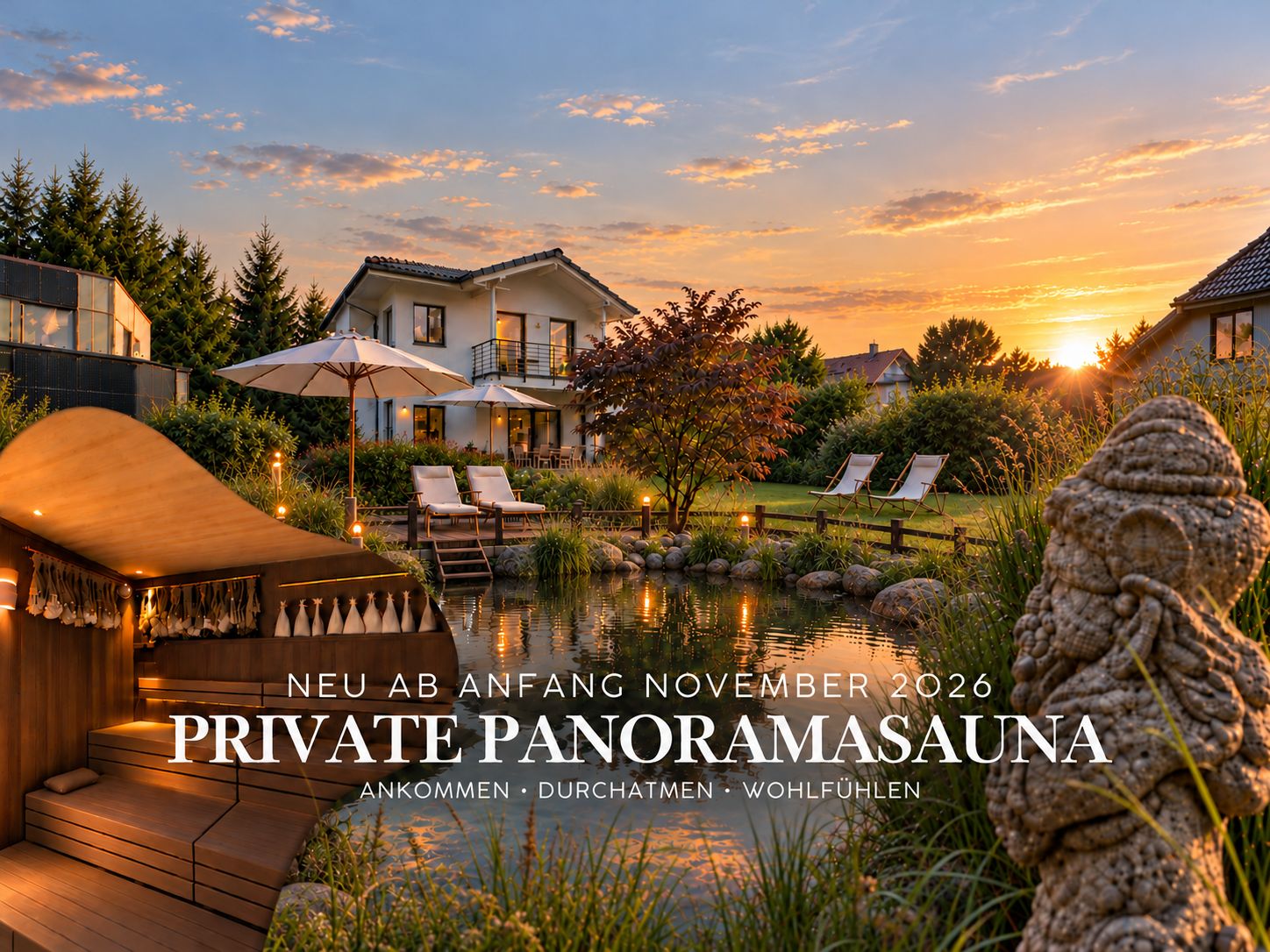 Private Panoramasauna am Gartenteich_1