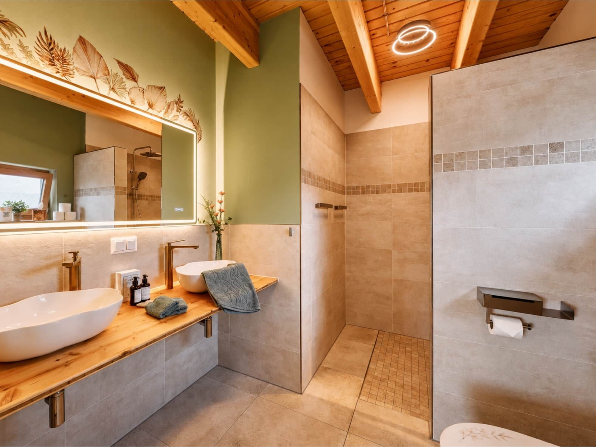 Wellnessbad 2 mit Regendusche